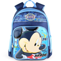 迪士尼小学生书包男童儿童双肩背包米奇1-3一年级蓝色米奇