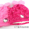 儿童针织帽子Hello Kitty秋冬季女童保暖帽子宝宝加绒加厚毛线帽