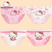 儿童内裤三角纯棉HelloKitty女童平角裤小孩中大童四角裤宝宝短裤