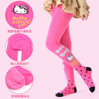 儿童连裤袜秋冬HelloKitty女童裤袜春秋宝宝袜子打底裤小孩舞蹈袜