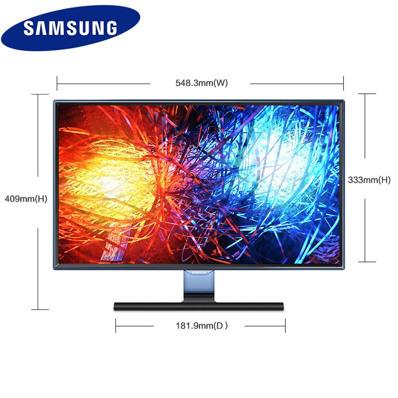 三星（SAMSUNG）S24E390HL 23.6英寸全高清 PLS广视角 电脑液晶显示器图片