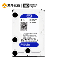 西部数据（WD）蓝盘 3TB SATA6Gb/s 64M 5400转台式机硬盘 机械硬盘（WD30EZRZ）