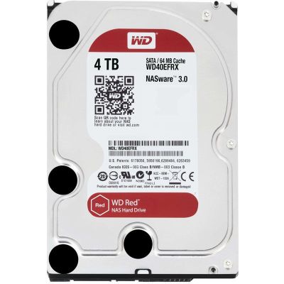 西部数据(WD)红盘 4TB SATA6Gb/s 64M 台式机硬盘(WD40EFRX) 4T 网络存储NA_Qgd70