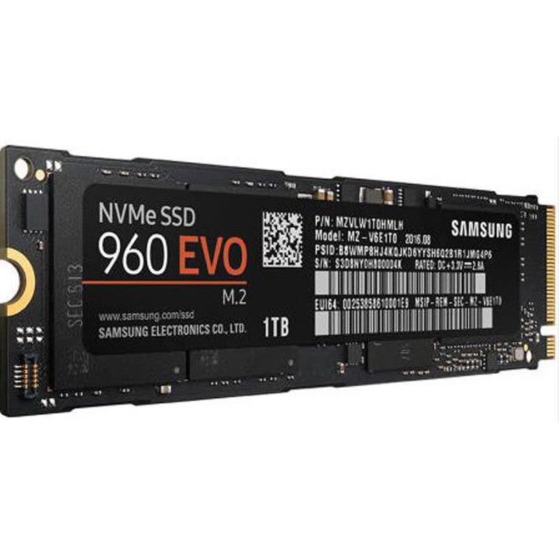 三星（SAMSUNG）960 EVO 1TB M.2接口 NVMe PCIe通道总线模式 2280规格 SSD 固态硬盘图片