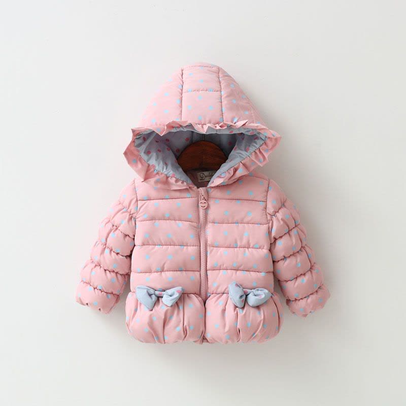 女宝宝棉衣外套新款女童冬装棉服婴儿羽绒加厚棉袄冬季面包服图片