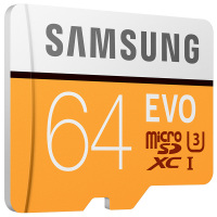 三星（SAMSUNG）存储卡64GB 传输速度100MB/s UHS-3 Class10 高速内存卡