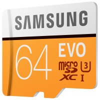 三星（SAMSUNG）存储卡64GB 传输速度100MB/s UHS-3 Class10 高速内存卡