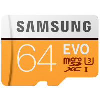 三星（SAMSUNG）存储卡64GB 传输速度100MB/s UHS-3 Class10 高速内存卡