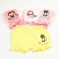 儿童内裤女童平角裤0-1-3-5岁婴儿宝宝短裤卡通可爱公主四角内裤