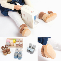 春秋冬款宝宝袜子防滑地板袜松口婴儿鞋袜学步软底0-6个月1岁