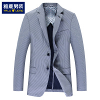 雅鹿新款青年男士西装韩版修身小西服时尚休闲单西商务男装上衣外套