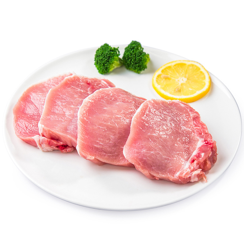 苏宁易购超市北旺猪外脊带骨350g鲜