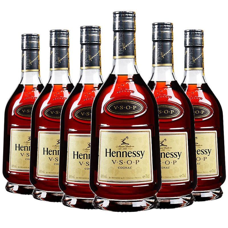 40度法国 轩尼诗 Hennessy VSOP 干邑白兰地700ml*6瓶装 1919酒类直供图片