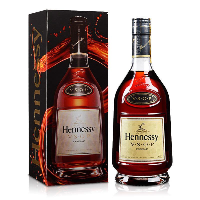 40度法国 轩尼诗 Hennessy VSOP 干邑白兰地700ml*6瓶装 1919酒类直供图片