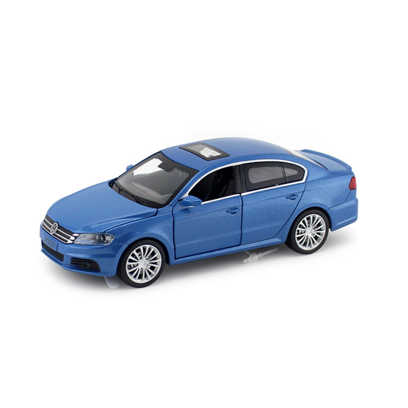 嘉业汽车模型合金车声光回力 1:32仿真跑车赛车轿车模型玩具 大众朗逸