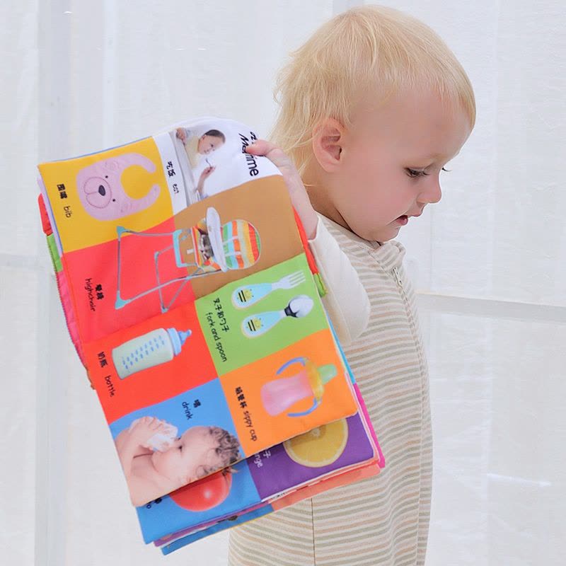 妈妈布书宝宝布书婴儿早教玩具0-3岁幼儿百科全书立体图片
