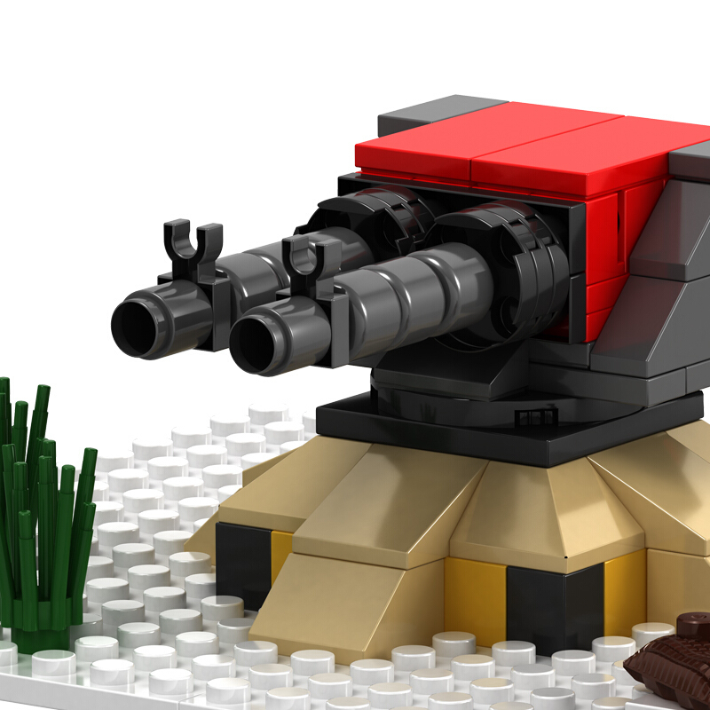 巧乐童(qiaoletong)积木ts11102-02哨戒炮 qiaoletong巧乐童6-14岁