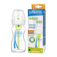 布朗博士爱宝选 9安士玻璃宽口婴儿奶瓶 270ml（经典版）