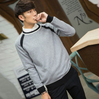 华家那正品男士羊绒衫 纯色休闲山羊绒毛衣男青年 羊绒衫男圆领