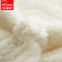 北极绒(Bejirog)家纺 澳洲纯羊毛床垫/床笠 冬季加厚纯色简约风全羊毛保暖床褥子四季可用垫被学生1.8m双人