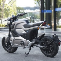风感觉 新款M6电动摩托车跑车20/30A铅酸电池复古小猴子电摩改装踏板车电动迷你mi街车