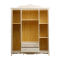 A家家具 衣柜 欧式衣柜衣橱木质法式卧室木质整体大衣柜子四门 4门 图片色 FS050