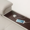 A家家具 沙发 真皮沙发 沙发组合 简约现代真皮沙发带充电器茶几功能沙发客厅家具皮质 DB1593