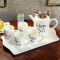 高档水壶骨瓷咖啡杯套装简约下午花茶茶具创意家用陶瓷水杯具