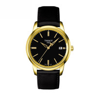 天梭(TISSOT)经典系列石英男士手表真皮皮革男表T033.410.36.051.01