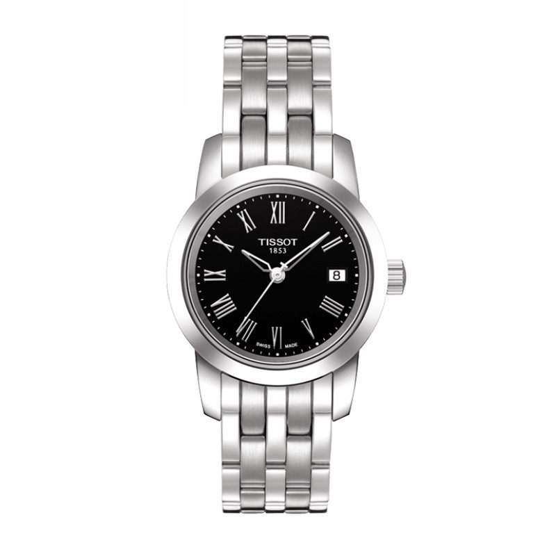 天梭(TISSOT)手表经典系列石英金属钢带女士手表女表T033.210.11.053.00