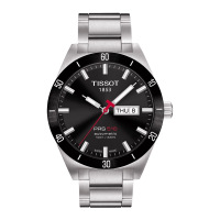 天梭(TISSOT)律驰系列钢带黑盘自动机械男表T044.430.21.051.00
