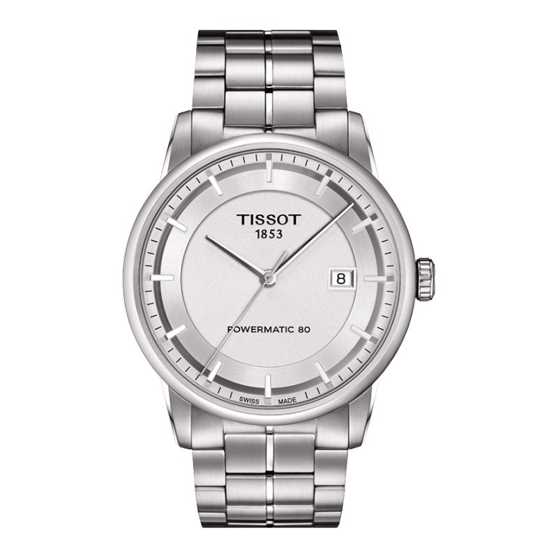 天梭(TISSOT)豪致系列钢带自动机械男士手表男表T086.407.11.031.00