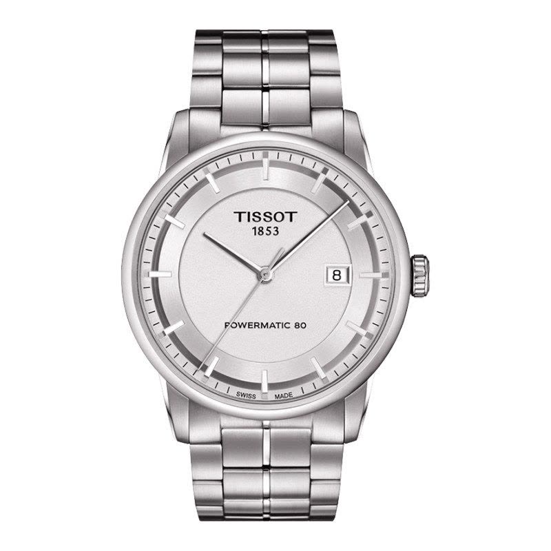 天梭(TISSOT)豪致系列钢带自动机械男士手表男表T086.407.11.031.00图片