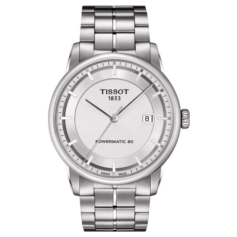 天梭(TISSOT)豪致系列钢带自动机械男士手表男表T086.407.11.031.00