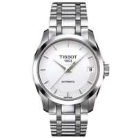 天梭(TISSOT)酷图系列自动机械钢带女士手表T035.207.11.011.00