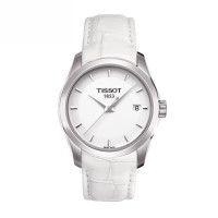 天梭(TISSOT)库图系列石英真皮皮革女表女士手表T035.210.16.011.00