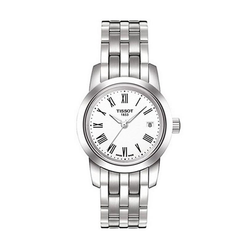 天梭(TISSOT)经典系列石英女士手表女表手表金属钢带T033.210.11.053.00正品图片