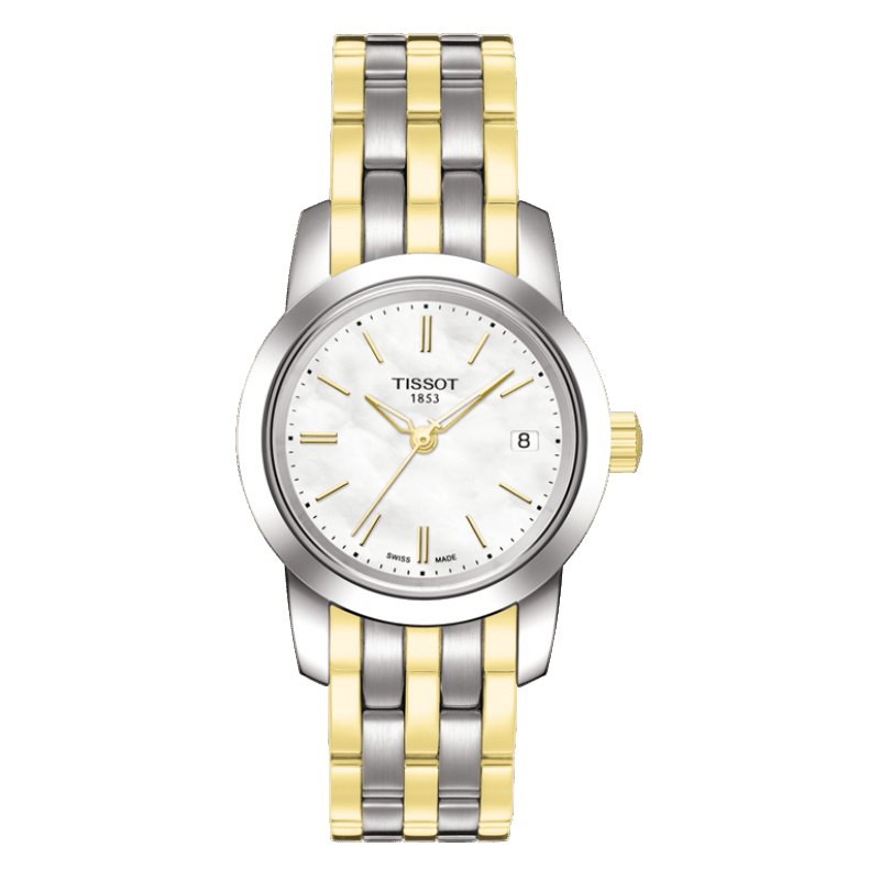 天梭(TISSOT)经典系列石英女士手表女表手表金属钢带T033.210.11.053.00正品