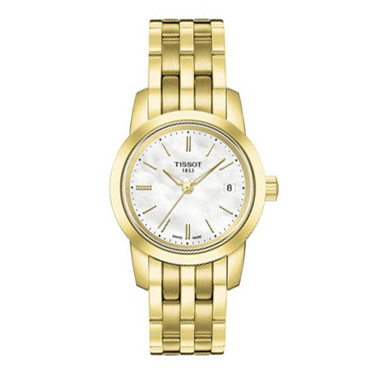 天梭(TISSOT)经典系列石英女士手表女表手表金属钢带T033.210.11.053.00正品