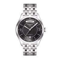 天梭(TISSOT)唯意系列钢带黑盘机械男表手表T038.430.11.057.00