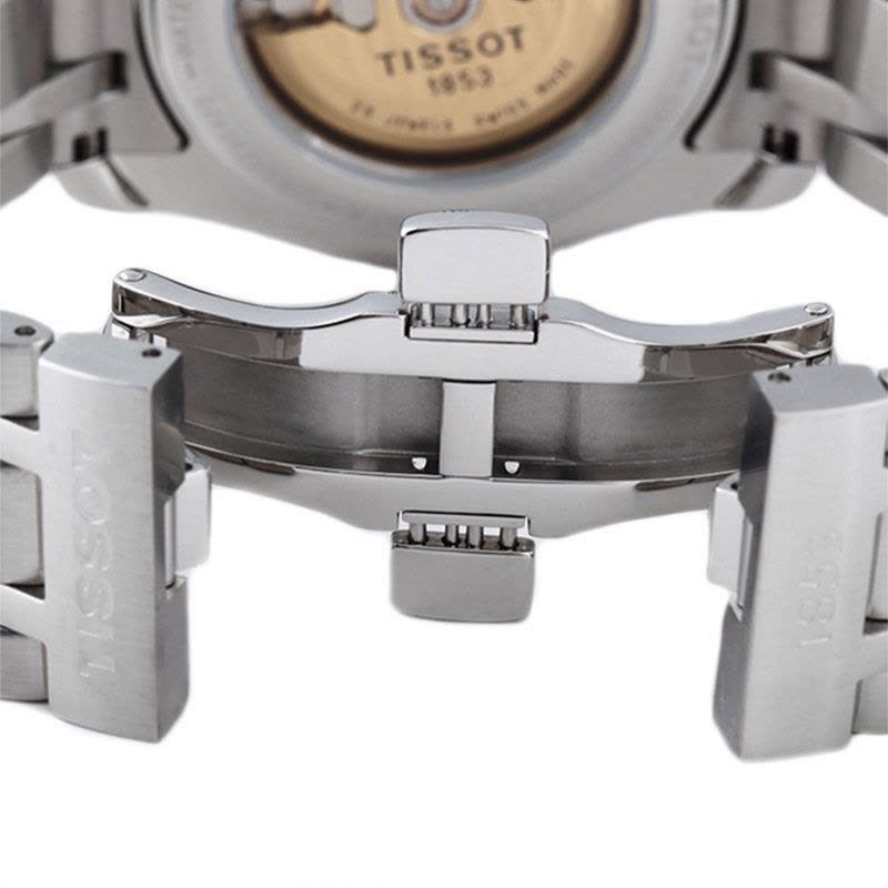 天梭(TISSOT)酷图系列自动机械钢带正装黑盘男士手表T035.407.11.051.00图片