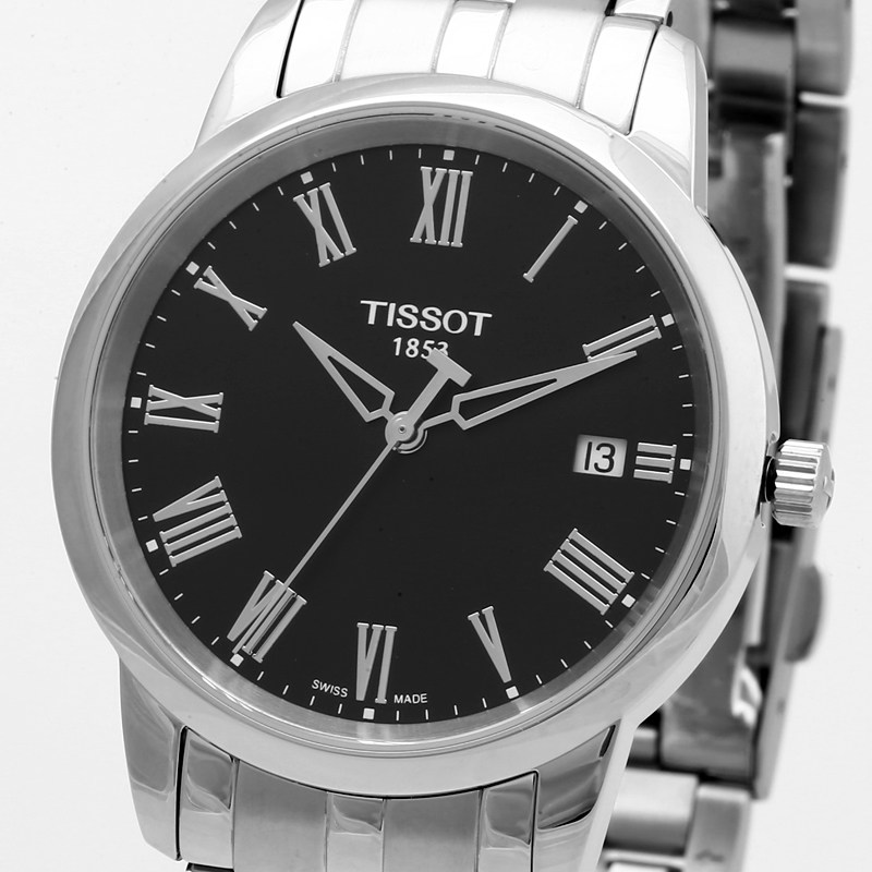 天梭(TISSOT)经典系列金属钢带石英男士手表T033.410.11.053.01