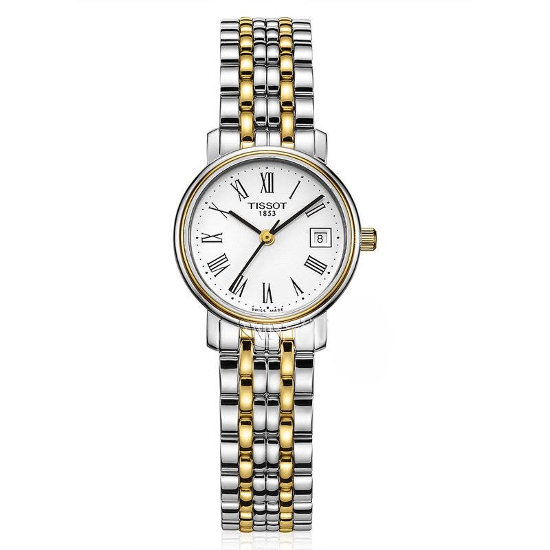 天梭(TISSOT)心意系列石英女士手表金属钢带女表手表T52.1.281.31正品图片