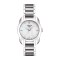 天梭(TISSOT)海浪系列镶钻女士石英钢带手表 白色T023.210.11.116.00