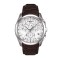 天梭(TISSOT)酷图系列真皮男士三眼计时石英男表T035.617.16.031.00