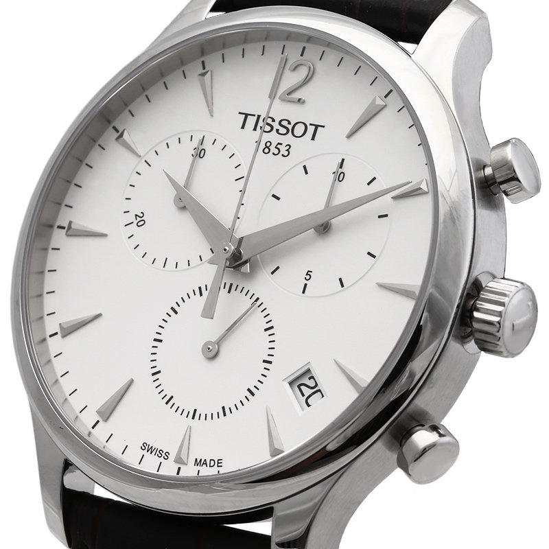 天梭(TISSOT)俊雅系列三眼计时石英男士手表T063.617.16.037.00