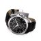 天梭(TISSOT)酷图系列真皮黑色男士三眼计时手表T035.617.16.051.00