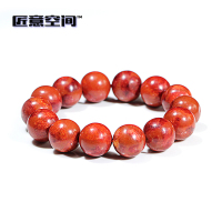 匠意空间 海南 草珊瑚 手链 14mm 手工打磨 男款