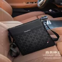斯妮拉英皇保罗欧美时尚真皮男士斜挎包男款单肩包商务通勤大容量新款牛皮包2024新款