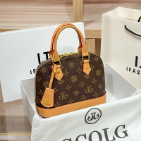 欧美时尚女士包包女2026新款时尚女包印花贝壳包手提包高级感小众单肩斜挎包小包